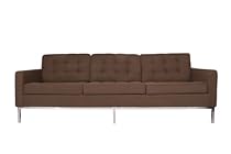 Big Sale Modern Florence Style Sofa Home Lounge Living Room Sofa Beautiful Comfortable High Quality Durable Genuine in Brown Wool