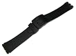 17mm Black Resin Replacement Watch Band for Standard Gents Swatch Watch