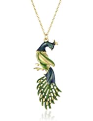Shameless Jewelry "Animal Attraction" Peacock Necklace