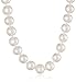 Amazon Collection Sterling Silver 7-7.5mm White Freshwater Cultured Pearl Necklace, Bracelet, and Earrings Set