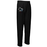 NHL San Jose Sharks Emblem Sweatpants - Black (Medium)