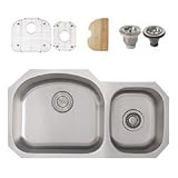 Ticor S105 Undermount 16 Gauge Stainless Steel Kitchen Sink 32