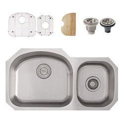 Ticor S105 Undermount 16 Gauge Stainless Steel Kitchen Sink 32
