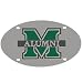 Marshall Thundering Herd Oval M Alumni Mirrored Plastic