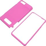IHX Mobile Rubberized Snap-On Cover for Motorola DROID X, Hot Pink