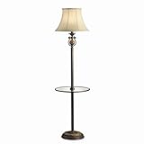 Westwood Seneca One Light Floor Lamp with Tray in Copper Bronze