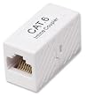 Intellinet, CAT.6 Modular Inline Coupler Female to Female, FTP, White