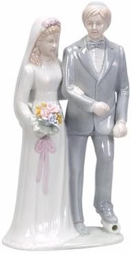 Porcelain Jewish Bride And Groom Wedding Hand Painted Art Figurine By Israel Giftware Design