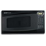 Sharp 1 Cu.ft. 1100W Microwave Oven with turntable - Black