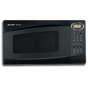 Sharp 1 Cu.ft. 1100W Microwave Oven with turntable - Black Sharp 1 Cu.ft. 1100W Microwave Oven with turntable - Black