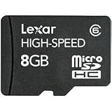 Lexar micro SDHC 8GB Class 6 High-Speed Mobile Flash Memory Card LSDMI8GBBSBNAR