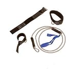 Best Cando Exercise Bungee Cord - 4 foot w/ Carabina, Loop and Door Jamb - Red - light, Item- 10-5812 light therapy