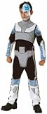 Comic Book Super Heroes Kids Costume Teen Titans Cyborg (Child-Small Size) #18042