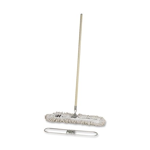 GJO54101 - Dust Mop, w/Handle, 24 oz, 360 Degree Swivel, Chrome Plated