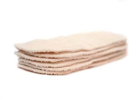 Kissaluvs Cotton Fleece Super Soaker Doublers, 6 Pack, Unbleached Color: Unbleached Model: SSF6 (Newborn, Child, Infant)