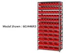 13 Shelf Steel Shelving With 60 Akro-Mils Shelf Bins