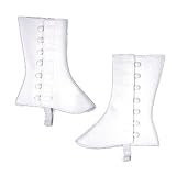 Costumes For All Occasions BB97LG Spats 9In High Vinyl Large XLarge White