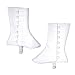 Costumes For All Occasions BB97LG Spats 9In High Vinyl Large XLarge White