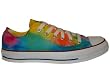 Converse Chuck Taylor All Star Lo Top Custom Unbleached White Multi Colored Tie Dye Hand Dyed