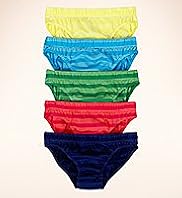 5 Pack - Pure Cotton Tonal Striped Slips