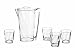 CreativeWare Ice Blocks Set of Four 12 Ounce Polycarbonate Tumblers With 2 Quart Pitcher