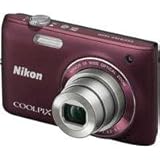 Nikon Coolpix S4100 Digital Camera, Plum - Refurbished by Nikon U.S.A.