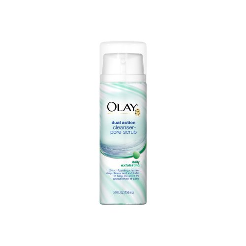  Olay Dual Action Cleanser and Pore Scrub, 5 Ounce (Pack of 3) 