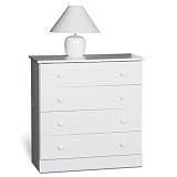 Prepac Manufacturing Bedroom 4-Drawer Chest White