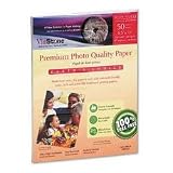 Premium High Gloss Photo Paper, 8 1/2 x 11, 10.4 mil, White, 30 Sheets/Pack (VSPVIPGL50)