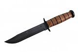 US Military Fighting/Utility Knife USMC,St Edge, With Leather Sheath by Ka-Bar 1217