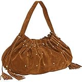 Big Buddha Nolita Studded Faux Suede Handbag