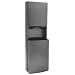 Bobrick 43949 ConturaSeries 304 Stainless Steel Surface Mounted Paper Towel Dispenser and Waste Receptacle, Satin Finish, 17-9/16" Width x 56-3/8" Height