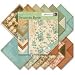 K&Company Ancestry Two-Sided 12 Inch by 12 Inch Paper Pad, 36 Sheets