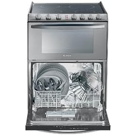 Free Standing Cooker With Ceramic Hob and Dishwasher (Trio 503)