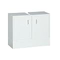 Waschbeckenunterschrank Ancona 2-t�rig (Farbe: wei�)