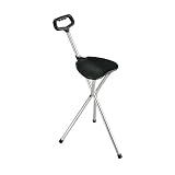Drive Medical Deluxe Folding Cane Seat, Black