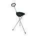 Drive Medical Deluxe Folding Cane Seat, Black