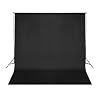 300 x 300 cm Fotostudio Hintergrund Chromakey Green Screen in Schwarz