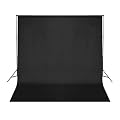 300 x 300 cm Fotostudio Hintergrund Chromakey Green Screen in Schwarz