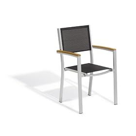 Oxford Garden Travira Armchair, Black Sling, 4-Pack