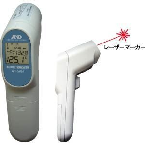 【クリックで詳細表示】A＆D(エーアンドデイ) 赤外線放射温度計 レーザーマーカー付き AD-5611A