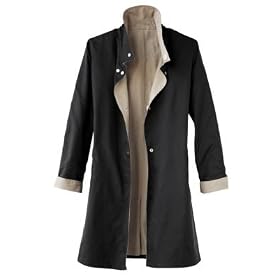 TravelSmith - Women's Plus Size Reversible Midlength Coat