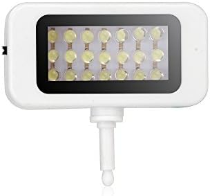 Kahca - 21 LED Smartphone Led Light With 3.5mm Plug For Apple iPhone 6 6plus 5s | Samsung Galaxy S5 S6 edge Note 4 (White)