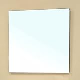 IMAGE OF Square Beveled Mirror (Silver) (31.5