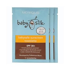 Baby Silk Babysafe Sunscreen Towelettes Set of 3