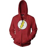 Flash Logo Men's Zip Hooded Sweatshirt, Large