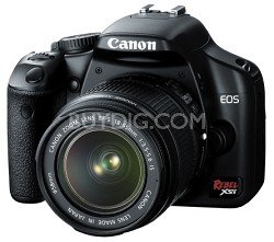 Canon EOS Rebel XSi (a.k.a. 450D) SLR Digital Camera Kit (Black) EF-S 18-55mm f/3.5-5.6 IS Lens (Black) + Transcend 8GB SDHC6 Memory Card w/ Reader + Digital Camera Gadget Bag (Black)