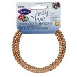 Jewelry Wire, 2 Ply Aluminum, 18 Gauge, Gold / Gold, 3yd (Pack of 1)
