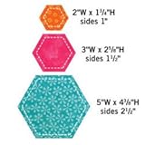 AccuQuilt GO Fabric Cutting Dies; Hexagons