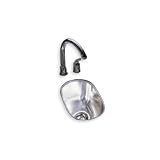 Kindred US169/60K Single Bowl Undermount Sink, Stainless Steel